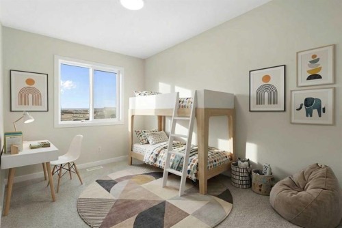 1457 Rangeview Drive Se, Calgary, AB - Indoor Photo Showing Bedroom