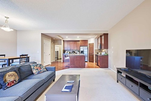 789 Panatella Boulevard Nw, Calgary, AB - Indoor Photo Showing Living Room