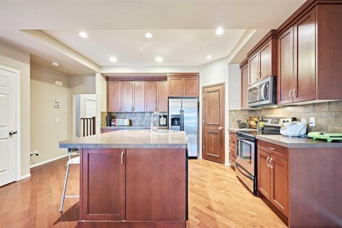 789 Panatella Boulevard Nw, Calgary, AB - Indoor Photo Showing Kitchen