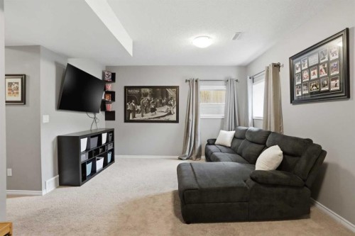 2116 Reunion Square Nw, Airdrie, AB - Indoor Photo Showing Living Room