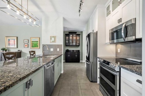 132-52 Cranfield Link Se, Calgary, AB - Indoor Photo Showing Kitchen With Upgraded Kitchen