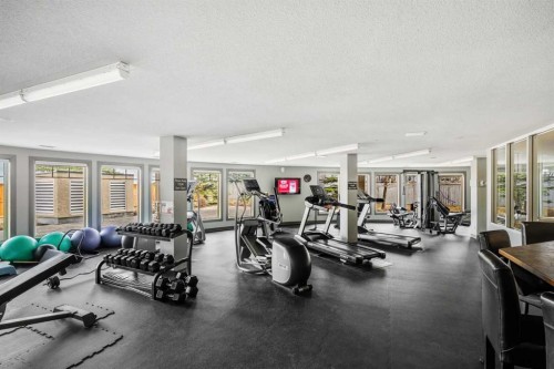 132-52 Cranfield Link Se, Calgary, AB - Indoor Photo Showing Gym Room