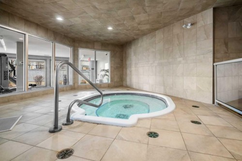 132-52 Cranfield Link Se, Calgary, AB - Indoor Photo Showing Other Room With In Ground Pool