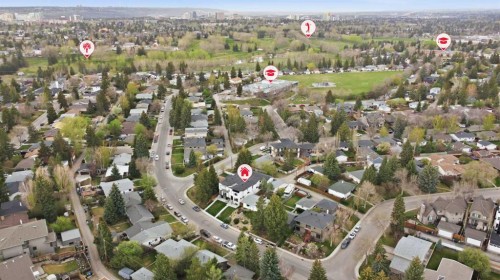 1256 Rosehill Drive Nw, Calgary, AB - Outdoor With View