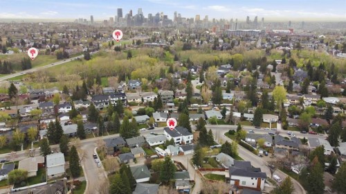 1256 Rosehill Drive Nw, Calgary, AB - Outdoor With View