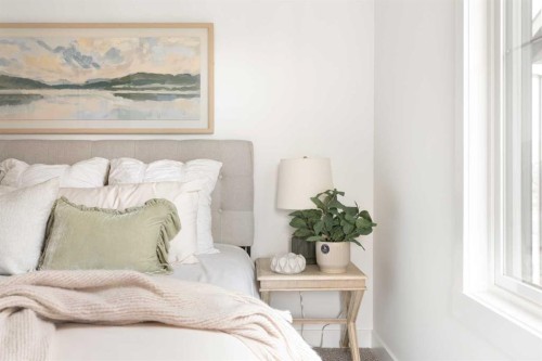 304-255 Rowmont Boulevard Nw, Calgary, AB - Indoor Photo Showing Bedroom