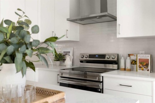 304-255 Rowmont Boulevard Nw, Calgary, AB - Indoor Photo Showing Kitchen