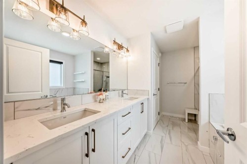 164 Magnolia Terrace Se, Calgary, AB - Indoor Photo Showing Bathroom