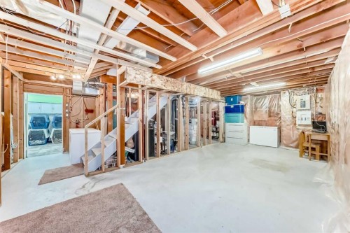 127 Mckerrell Way Se, Calgary, AB - Indoor Photo Showing Basement