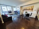 722-222 Riverfront Avenue Sw, Calgary, AB  - Indoor Photo Showing Living Room With Fireplace 