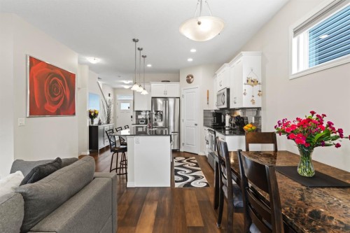 27 Heritage Rise, Cochrane, AB - Indoor Photo Showing Dining Room