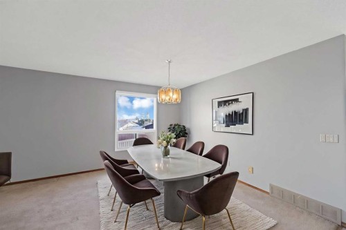 68 Hawkfield Crescent Nw, Calgary, AB - Indoor Photo Showing Dining Room
