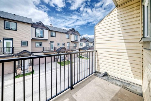 78 Kincora Heath Nw, Calgary, AB - Outdoor With Balcony With Exterior