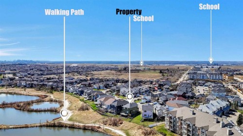 234 Saddlecreek Point Ne, Calgary, AB - Outdoor With Body Of Water With View