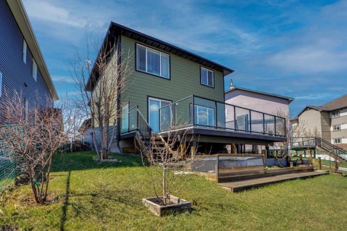 234 Saddlecreek Point Ne, Calgary, AB - Outdoor With Deck Patio Veranda