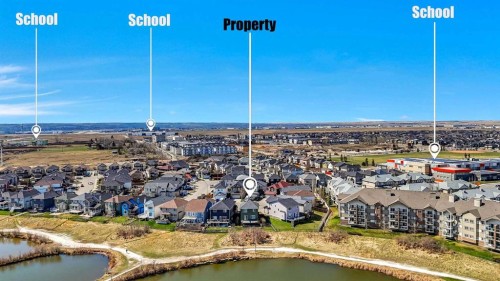 234 Saddlecreek Point Ne, Calgary, AB - Outdoor With Body Of Water With View
