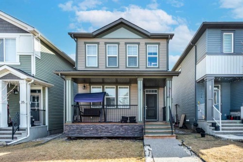 31 Cornerbrook Avenue Ne, Calgary, AB - Outdoor With Deck Patio Veranda With Facade