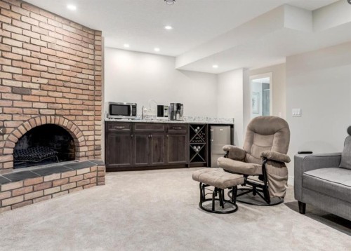 2940 Blakiston Drive Nw, Calgary, AB - Indoor With Fireplace