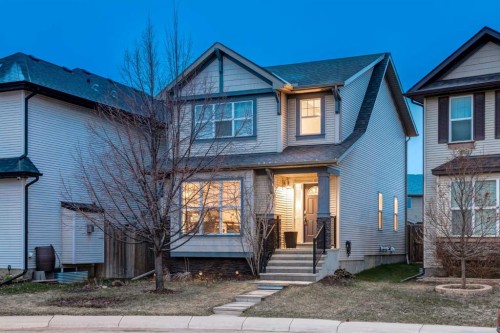 436 Cranberry Circle Se, Calgary, AB - Outdoor With Facade