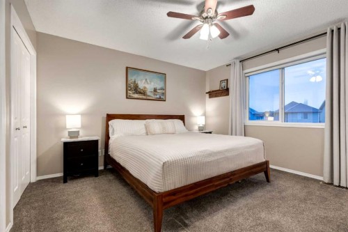 436 Cranberry Circle Se, Calgary, AB - Indoor Photo Showing Bedroom