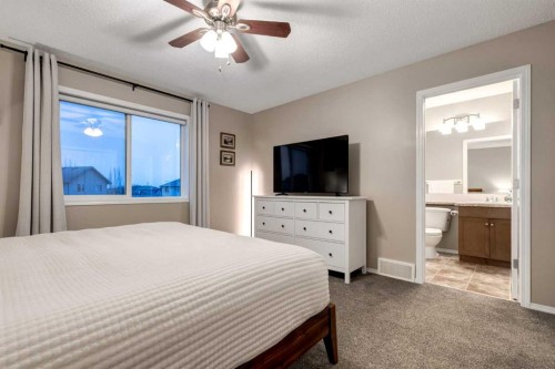 436 Cranberry Circle Se, Calgary, AB - Indoor Photo Showing Bedroom