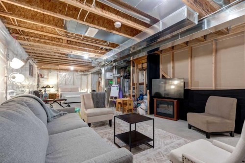 436 Cranberry Circle Se, Calgary, AB - Indoor Photo Showing Basement