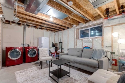 436 Cranberry Circle Se, Calgary, AB - Indoor Photo Showing Basement