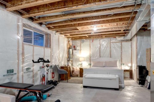 436 Cranberry Circle Se, Calgary, AB - Indoor Photo Showing Basement