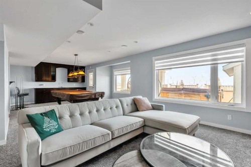 215 Edgevalley Mews, Calgary, AB - Indoor Photo Showing Living Room