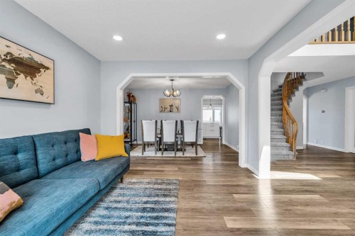215 Edgevalley Mews, Calgary, AB - Indoor Photo Showing Living Room