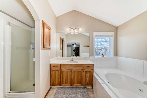 84 Cougarstone Square Sw, Calgary, AB - Indoor Photo Showing Bathroom