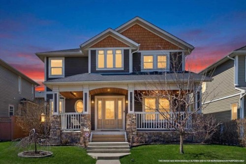 917 Channelside Road Sw, Airdrie, AB - Outdoor With Deck Patio Veranda