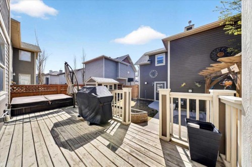 917 Channelside Road Sw, Airdrie, AB - Outdoor With Deck Patio Veranda With Exterior