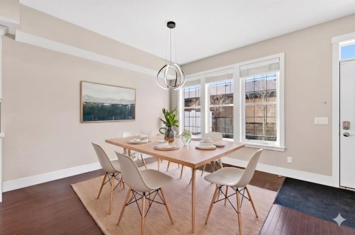 548 Quarry Park Boulevard Se, Calgary, AB - Indoor Photo Showing Dining Room