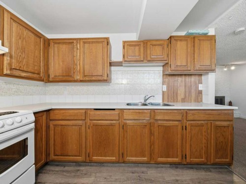 11759 Canfield Road Sw, Calgary, AB - Indoor Photo Showing Kitchen With Double Sink