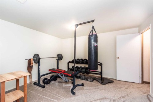 16 Rundleson Way Ne, Calgary, AB - Indoor Photo Showing Gym Room