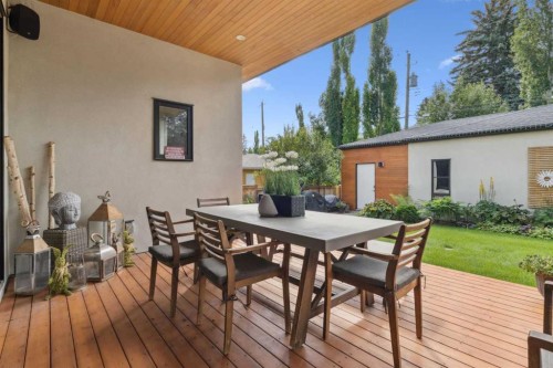 411 47 Avenue Sw, Calgary, AB - Outdoor With Deck Patio Veranda With Exterior