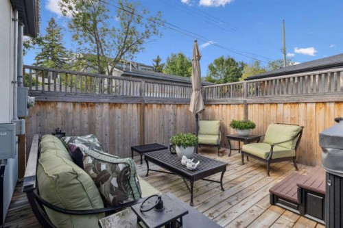 411 47 Avenue Sw, Calgary, AB - Outdoor With Deck Patio Veranda With Exterior