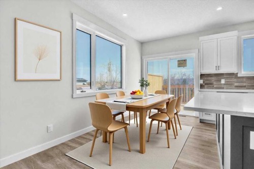 2016 30 Avenue, Nanton, AB - Indoor Photo Showing Dining Room