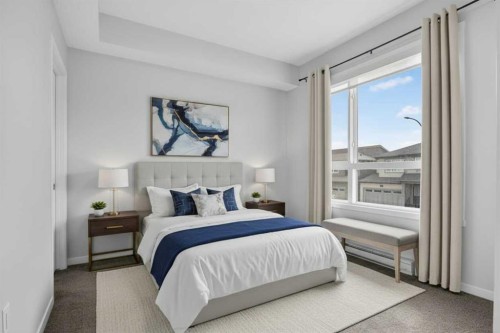 1206-33 Carringham Gate Nw, Calgary, AB - Indoor Photo Showing Bedroom