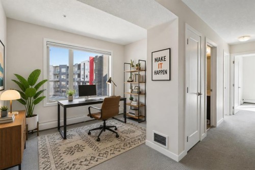 222-7 Westpark Common Sw, Calgary, AB - Indoor Photo Showing Office