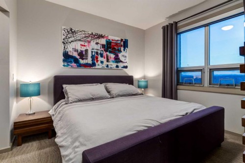 1901-210 15 Avenue Se, Calgary, AB - Indoor Photo Showing Bedroom