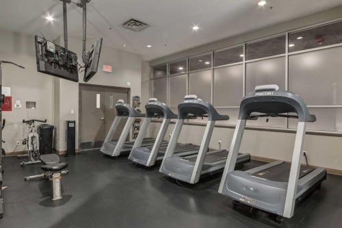 1901-210 15 Avenue Se, Calgary, AB - Indoor Photo Showing Gym Room