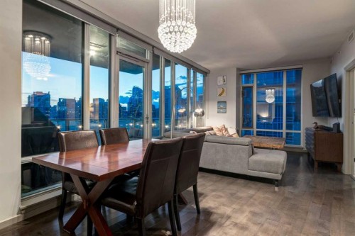 1901-210 15 Avenue Se, Calgary, AB - Indoor Photo Showing Dining Room