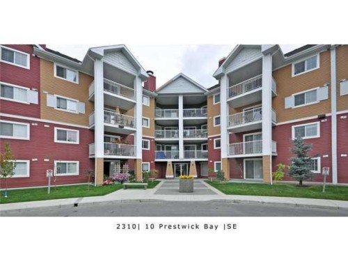 2310-10 Prestwick Bay Se, Calgary, AB - Outdoor With Balcony With Facade