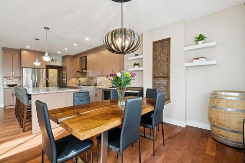 36 Ridge View Close, Cochrane, AB - Indoor Photo Showing Dining Room