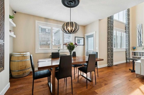 36 Ridge View Close, Cochrane, AB - Indoor Photo Showing Dining Room