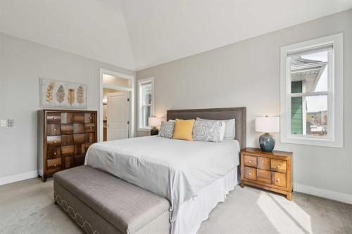 36 Ridge View Close, Cochrane, AB - Indoor Photo Showing Bedroom