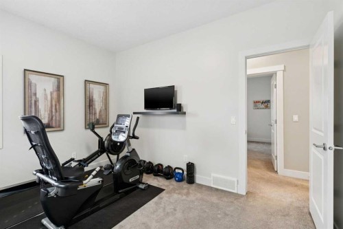 36 Ridge View Close, Cochrane, AB - Indoor Photo Showing Gym Room