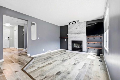 212 Harvest Wood Way Ne, Calgary, AB - Indoor With Fireplace